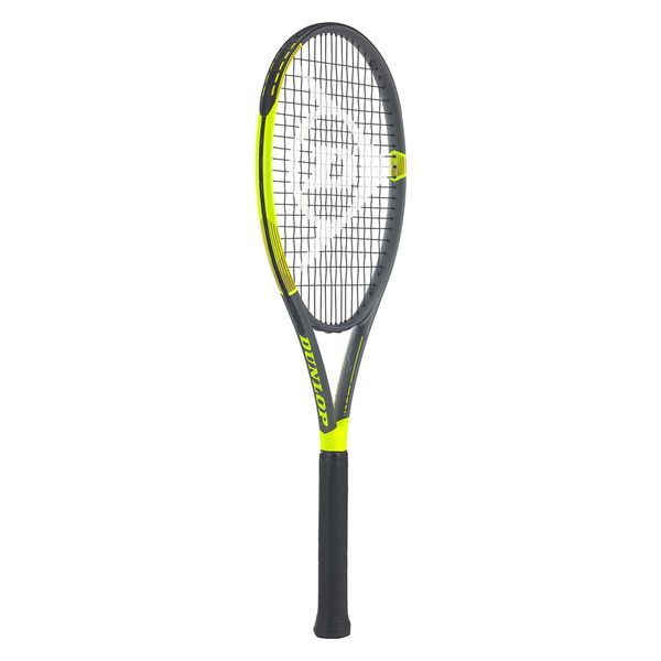 DUNLOP（ダンロップテニス） 硬式テニス ラケット フラッシュ270 グレー×イエロー 張り上げ済 G2 DS22107 1本