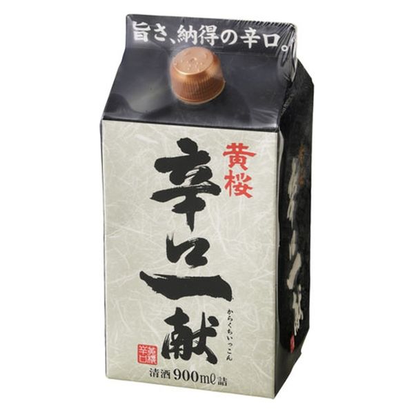 黄桜 辛口一献 パック 900ml x1 4901410062175 1セット(1個)（直送品） アスクル