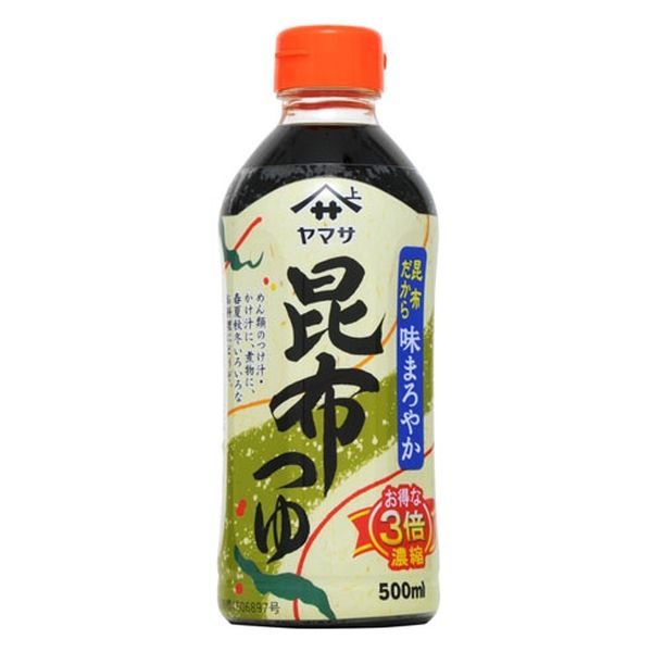 ヤマサ醤油 ヤマサ 昆布つゆ ペット 500ml x12 4903001067408（直送品