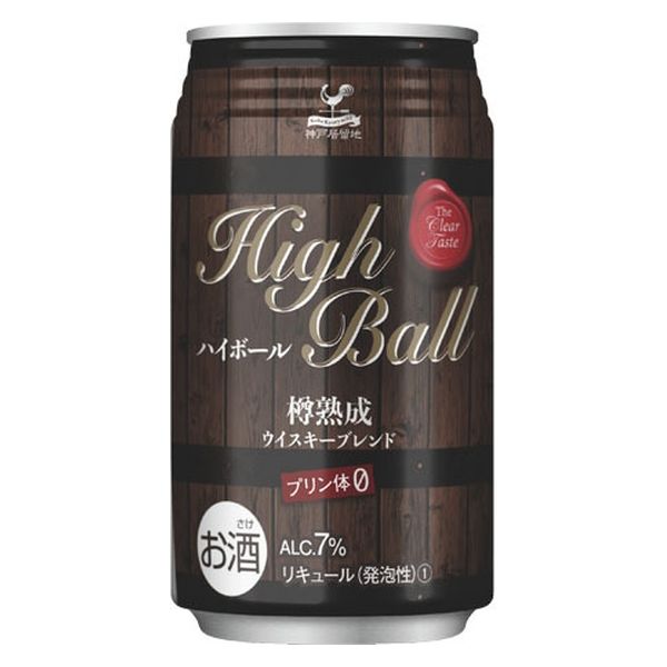 富永貿易 神戸居留地 ハイボール 缶 350ml x24 4936790531041（直送品） アスクル