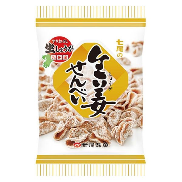 売れ筋新商品 80g 生姜せんべい 七尾 七尾製菓 x10 1セット(10 4902156072060 菓子