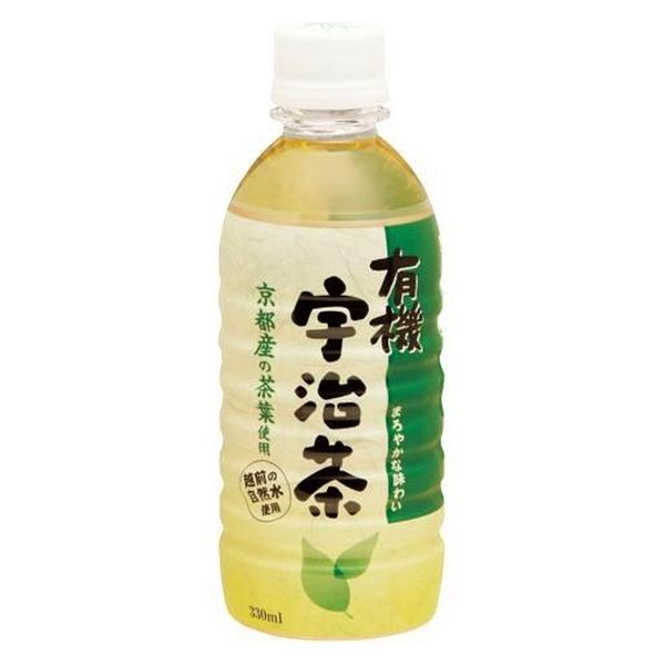 ハイピース 有機宇治茶 ペット 330ml x24 4940031303304 1セット(24個)（直送品） アスクル