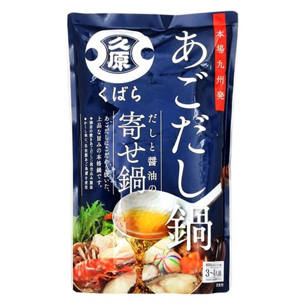 久原醤油 くばら あごだし鍋 寄せ鍋 800g x12 4969418011441 1セット(12個)（直送品）