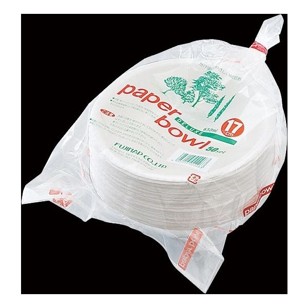 尚美堂 フジペーパーボウル 17cm (650ml) 222600 1袋(50枚 尚美堂 フジペーパーボウル 17cm (650ml) 222600 1袋(50枚