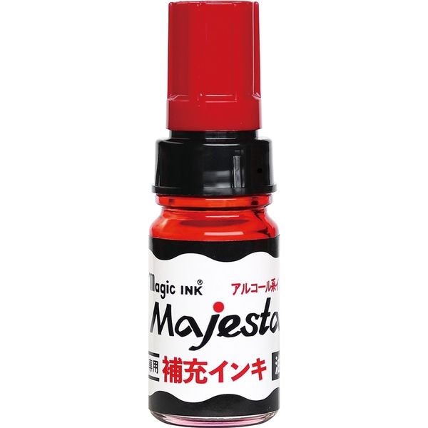 寺西化学工業 マジックインキ マジェスター専用補充液 10ml 赤 MHJA-10ML-T2 1個