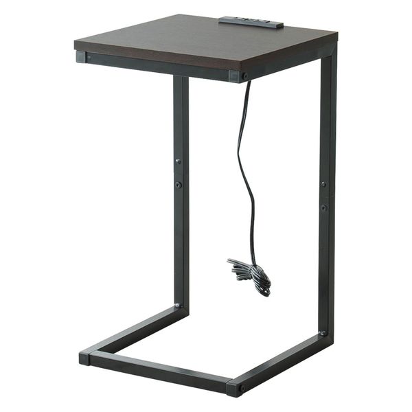 〔3個セット〕コンセント付サイドテーブル アルベロ(ナチュラル) 北欧風 軽量 スリム モダン 木目 ヴィンテージ 机 韓国インテリア ナイトテ... 3個セット〕コンセント付サイドテーブル アルベロ(ナチュラル) 北欧風