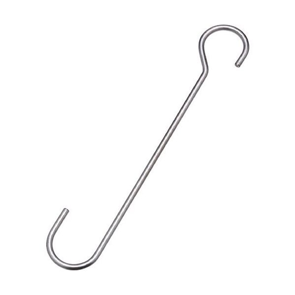 水本機械製作所 水本 Sフック ステンレス ひっかけSカン 全長800mm 使用荷重:0.20kN SAU-800 1本 111-2387（直送品）
