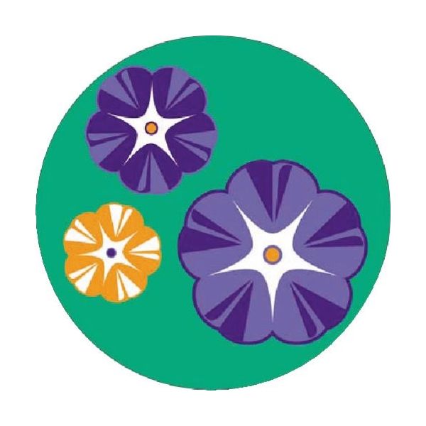 つくし工房 つくし たのし~る [はな] あさがお KS-122 1枚 184-1770（直送品）