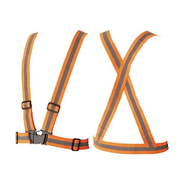 ユニット 伸縮性バンドベスト(オレンジ) 379-513 1着 184-1811（直送品）