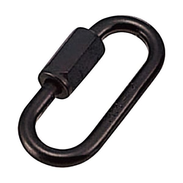 水本機械製作所 水本 アルミリングキャッチ(ブラック) 線径6mm A-492 1個 336-8061（直送品）