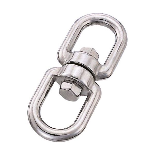 水本機械製作所 水本 ステンレス スイベル 線径5mm長さ59mm A-283 1個 113-3031（直送品）