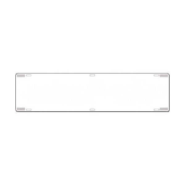 つくし工房 つくし SCボード製吊下標識 ー白無地ー 483-W 1枚 185-2604（直送品）