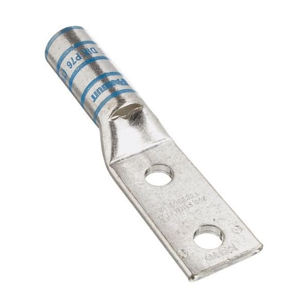 PANDUIT 銅製圧縮端子 2穴 電線サイズ AWG6 取付穴サイズ 104mm 取付穴間隔 254mm LCCX6ー38DーL（直送品）