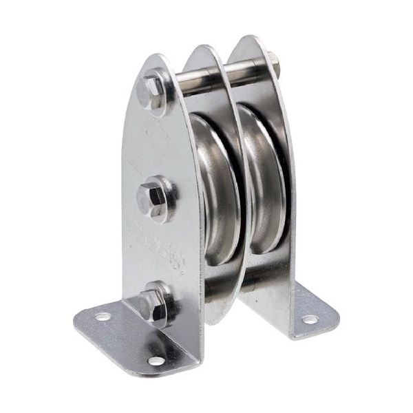 水本機械製作所 水本 固定ブロック 2車(タテ型) 参考使用荷重1.47kN A-724 1個 316-5121（直送品）