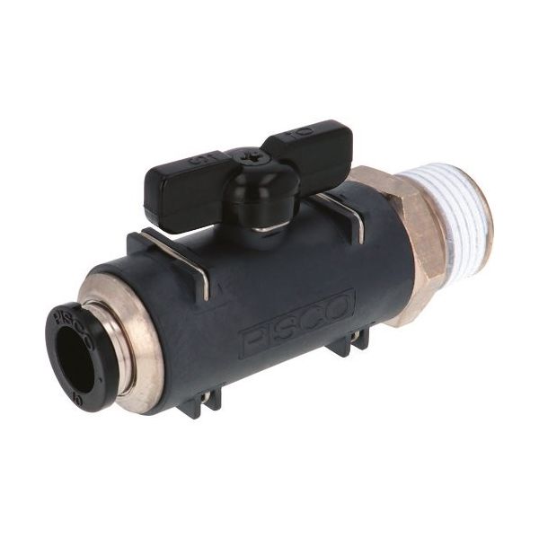 日本ピスコ ピスコ ボールバルブ 60シリーズ ストレート BVC601004 1個 809-5473（直送品）