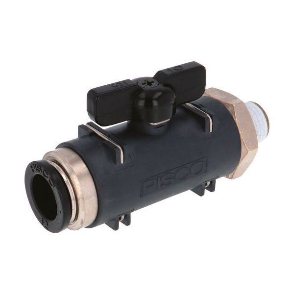 日本ピスコ PISCO ボールバルブ 60シリーズ ストレート BVC601202 1個 809-5474（直送品）