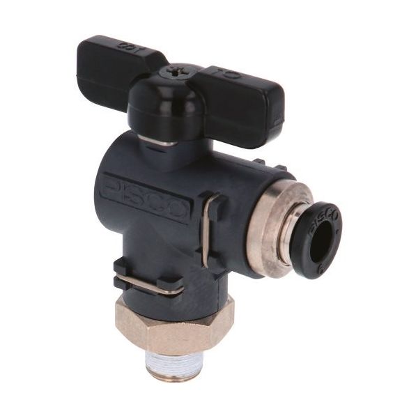 日本ピスコ ピスコ ボールバルブ 20シリーズ エルボ BVLC200601 1個 809-5477（直送品）