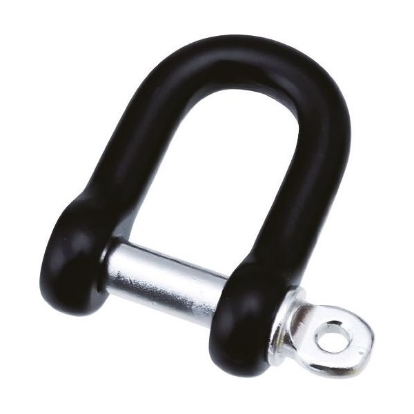水本機械製作所 水本 アルミシャックル(ブラック) 呼び6mm ALP-6BK 1個 113-4582（直送品）