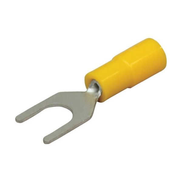 ニチフ端子工業 ニチフ 環境配慮形絶縁被覆付圧着端子 Y形(100P) TMEX 0.3Y-4N-BLU 1パック(100個)（直送品）