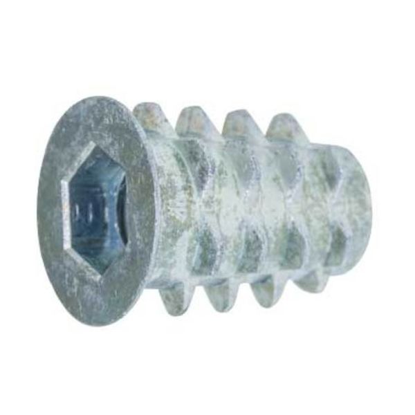 SUNCO 三価ホワイト 鬼目ナット Dタイプ 5 X 20 (150本入) 6100000D0050020003 1箱(150本)（直送品）