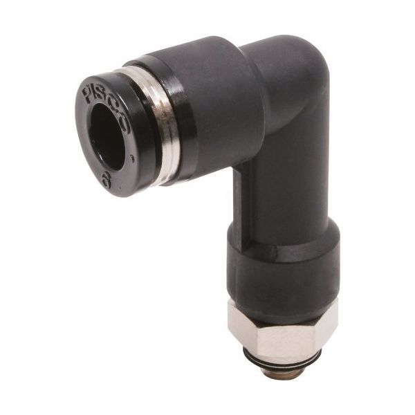 日本ピスコ ピスコ チューブフィッティング ロングエルボチューブ6ネジM5X08 PLL6M5 1セット(10個) 809-5664（直送品）