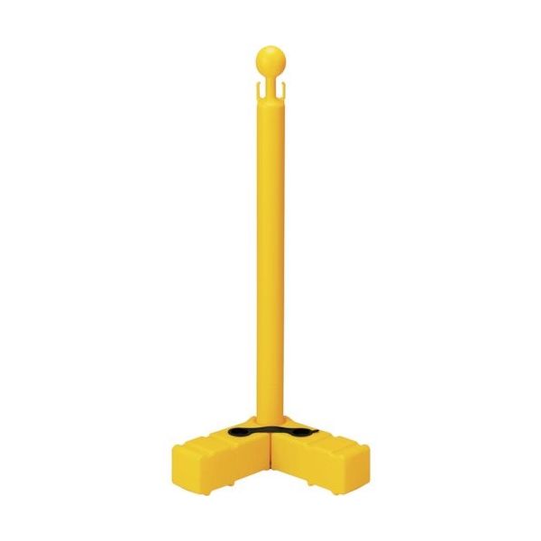 日本緑十字社 緑十字 チェーンスタンド 本体:黄 ベース:黄 CHSVーY 高さ815mm 141112 1台 350-6202（直送品）