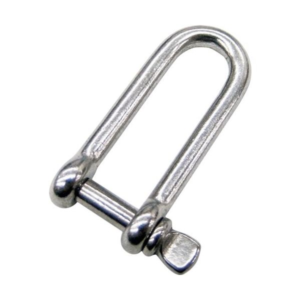 水本機械製作所 水本 ロングネジシャックル 長さ32mm 内幅8mm A-633 1個 316-1901（直送品）