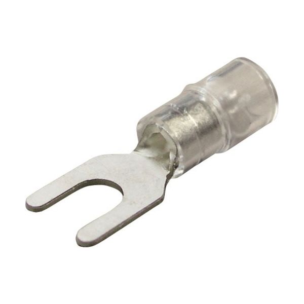 ニチフ端子工業 ニチフ 環境配慮形絶縁被覆付 Y形 Wタイプ(100個入) TMEX 2Y-4W-CLR 1パック(100個)（直送品）