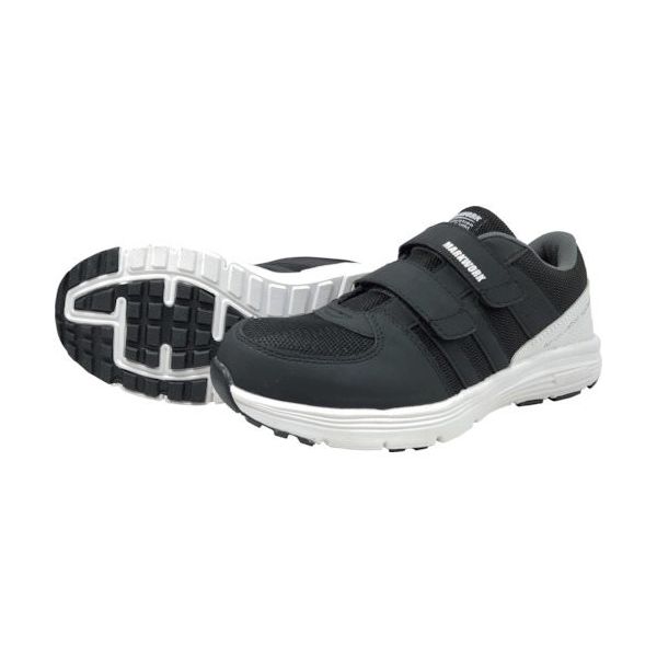 喜多 セーフティスニーカー マジック MK5110 ブラック 26.5 MK5110-BK-26.5 1足 338-0311（直送品）