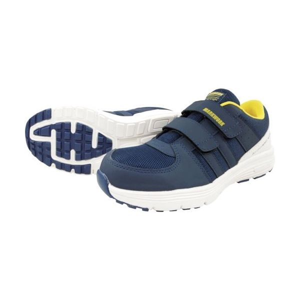 喜多 セーフティスニーカー マジック ネイビー 25.0 MK5110-NV-25.0 1足 338-0322（直送品）