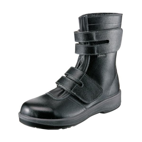 シモン 安全靴 長編上 マジック式 7538黒 29.0cm 7538BK-29.0 1足 816-6107（直送品）