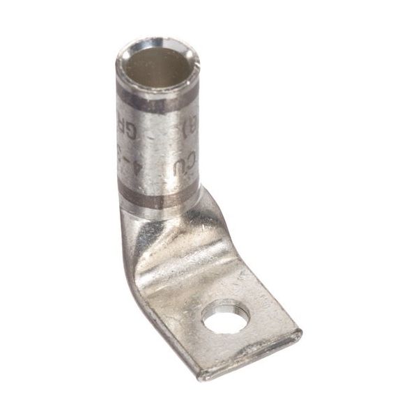 PANDUIT 銅製圧縮端子 1穴 撚り線電線サイズ AWG4 AWG3 単線電線サイズ AWG2 バレル角度 90度 LCA4ー10FーL（直送品）