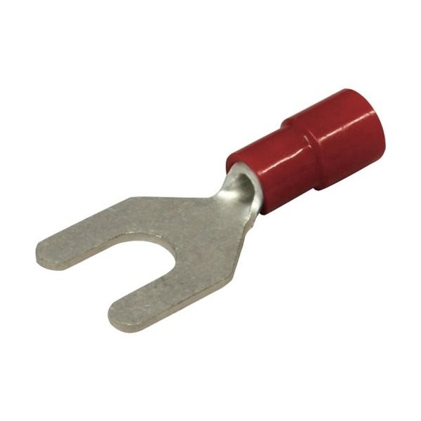 ニチフ端子工業 ニチフ 環境配慮形絶縁被覆付圧着端子 Y形(100P) TMEX 1.25Y-4L-YEL 1パック(100個)（直送品）