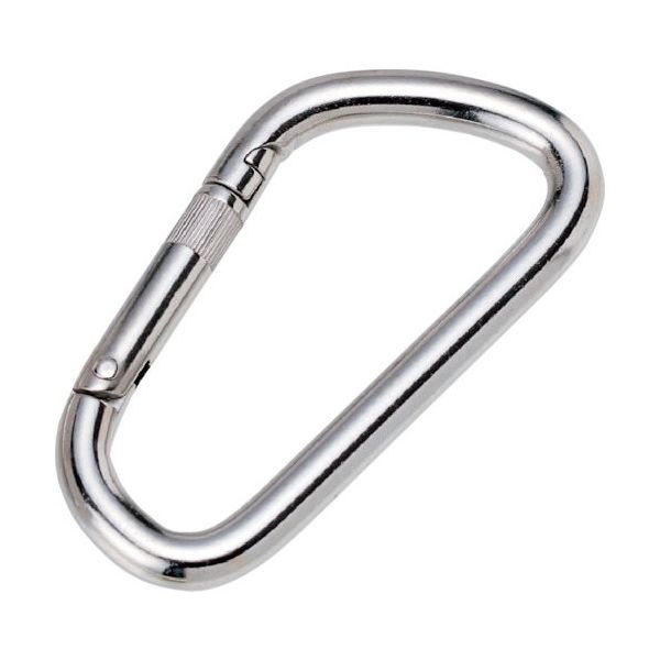 水本機械製作所 水本 カラビナD型(環なし) SUS316 A-2639 1個 336-9590（直送品）