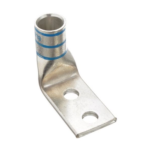 PANDUIT 銅製圧縮端子 2穴 電線サイズ AWG6 取付穴サイズ 7.9mm 取付穴間隔 25.4mm バレル角度 90度 LCDX6（直送品）