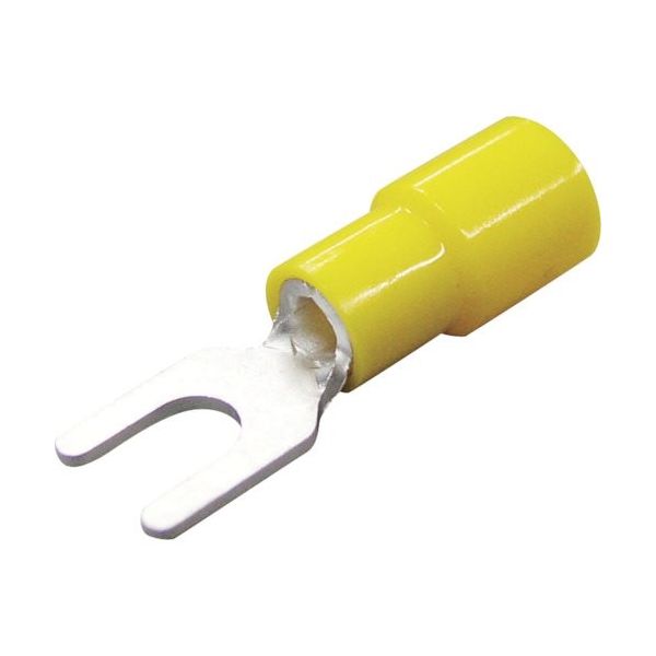 ニチフ端子工業 ニチフ 環境配慮形絶縁被覆付圧着端子 Y形(50P) TMEX 3.5Y-4 RED 1パック(50個) 226-2870（直送品）