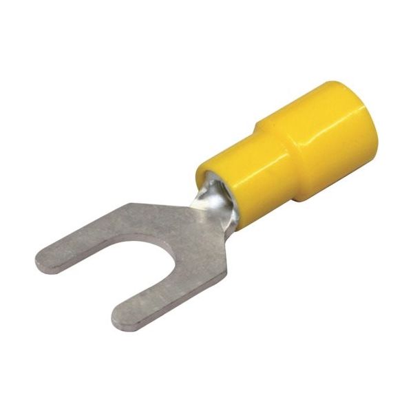 ニチフ端子工業 ニチフ 環境配慮形絶縁被覆付圧着端子 Y形(50P) TMEX 3.5Y-6 BLK 1パック(50個) 226-3140（直送品）