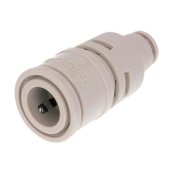 日本ピスコ ピスコ ライトカップリング ストレートソケット(20タイプ)ライトグレー CPS20-8W 1個 268-8526（直送品）