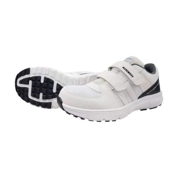 喜多 セーフティスニーカー マジック ホワイト 27.0 MK5110-WH-27.0 1足 338-0298（直送品）