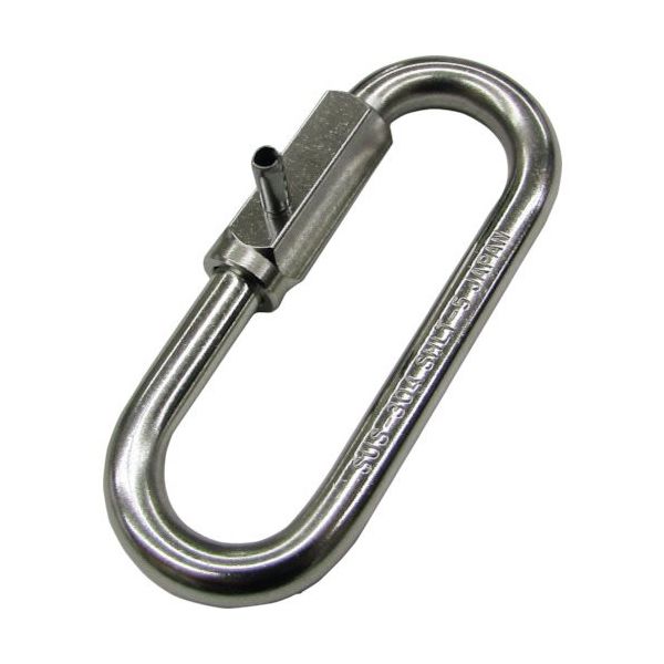 水本機械製作所 水本 ステンレス ピン止め口広リングキャッチ 線径9mm長さ84mm SHLT-9 1個 336-6465（直送品）