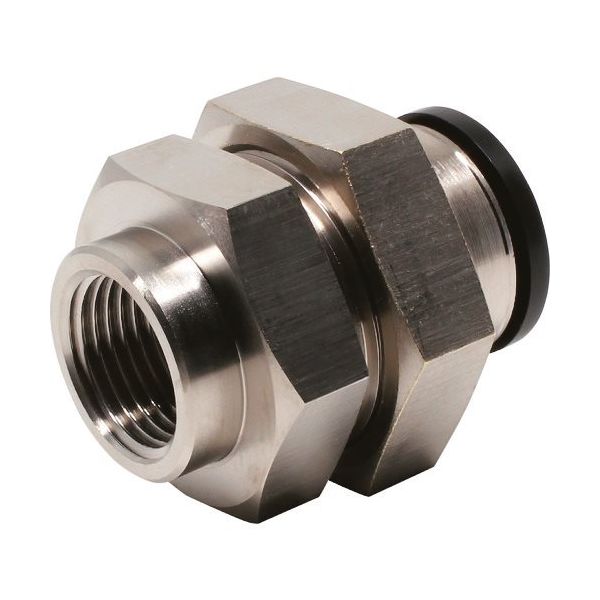 日本ピスコ ピスコ チューブフィッティング メス隔壁ストレートチューブ16ネジR3/8 PMF1603 1セット(10個) 809-5666（直送品）