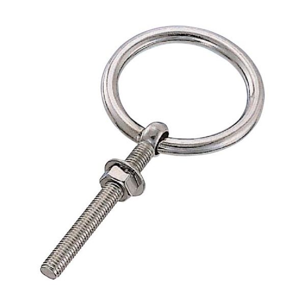 水本機械製作所 水本 ステンレス 丸カンボルト(ミリネジ) 捻子径Mー6 A-2895 1個 317-6036（直送品）