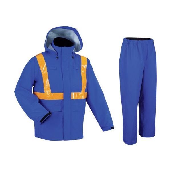 前垣 ゴアテックス反射レインスーツ AP2200 BLUE S 1着 336-8617（直送品）