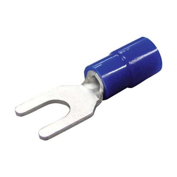 ニチフ端子工業 ニチフ 環境配慮形絶縁被覆付圧着端子 Y形(100P) TMEX 2Y-4-WHI 1パック(100個) 226-2705（直送品）