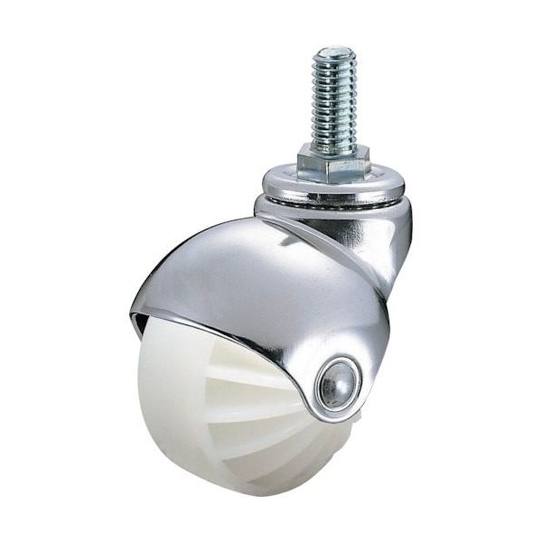 ハンマーキャスター ハンマー ねじ込み式W3/8 旋回式ナイロン車輪 50mm 405A-20N50 1個 814-0426（直送品）