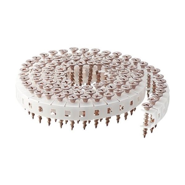 若井産業 WAKAI ロール連結ビス ステンレス コーススレッド ラッパ 3.8X25 RV25S 1セット(20巻) 385-3800（直送品）