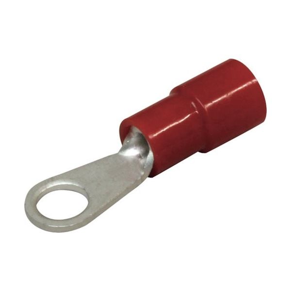 ニチフ端子工業 ニチフ 環境配慮形絶縁被覆付圧着端子 R形(100P) TMEX 1.25-3.5N-WHI 1パック(100個)（直送品）