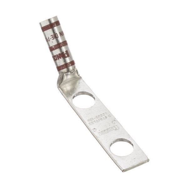 PANDUIT 銅製圧縮端子 2穴 電線サイズ AWG2 取付穴サイズ 69mm 取付穴間隔 160mm バレル角度 45度 LCCX2ー1（直送品）