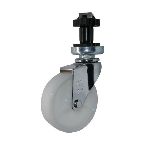 ハンマーキャスター ハンマー パイプ差込み旋回式ナイロン車輪 65mmN65