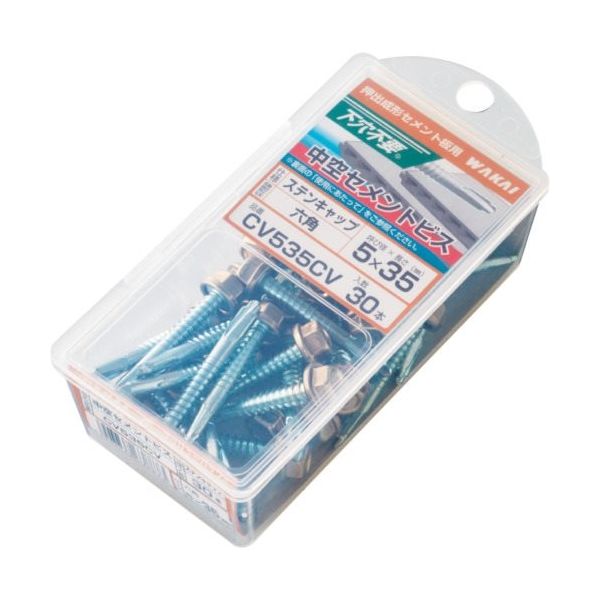 若井産業 WAKAI 中空セメントビス ラスパート ハーフバリューパック 5X45 CV545RV 1セット(150本:30本×5パック)（直送品）